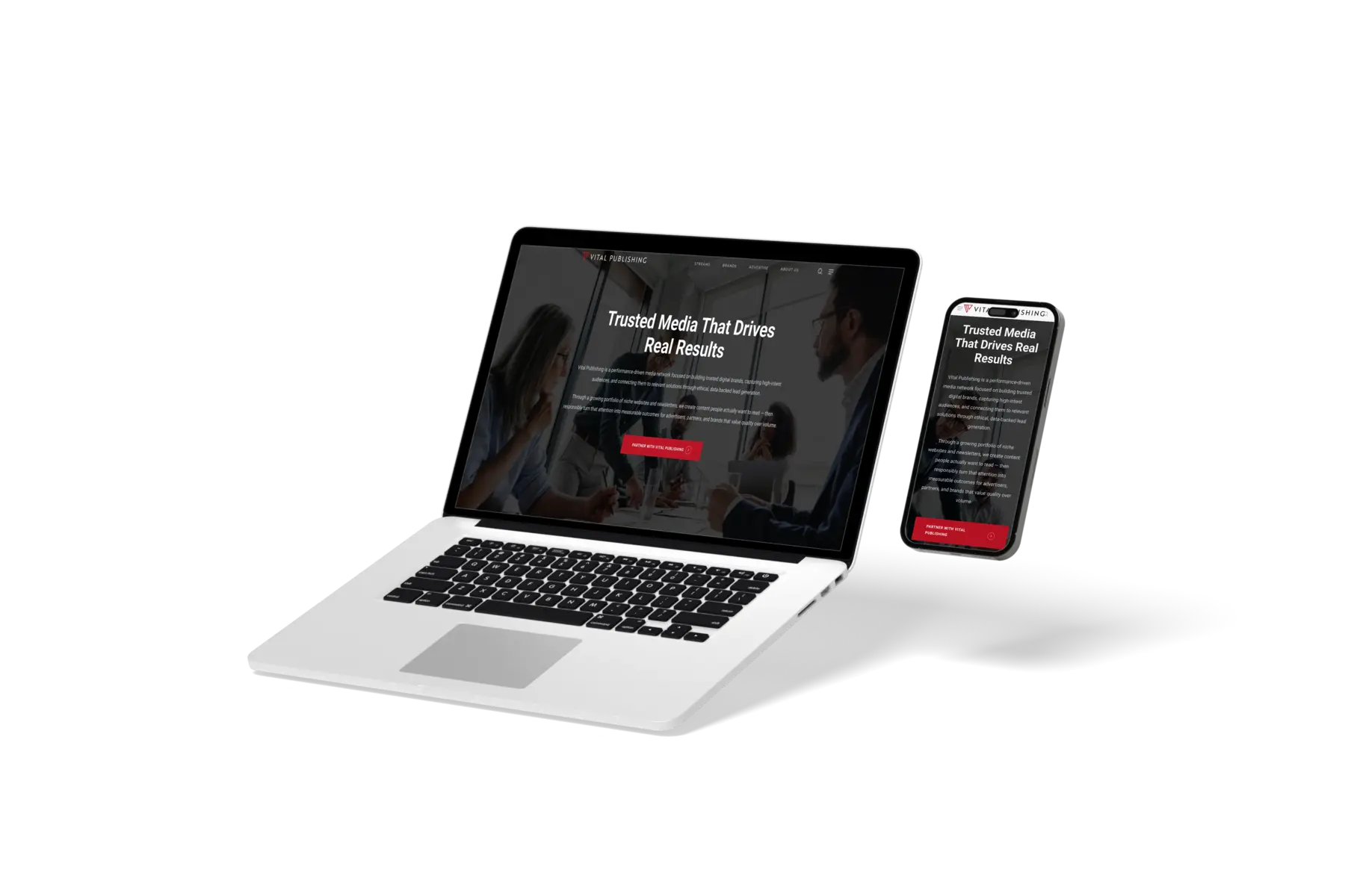Greenway Web Solutions website displayed on laptop and mobile devices